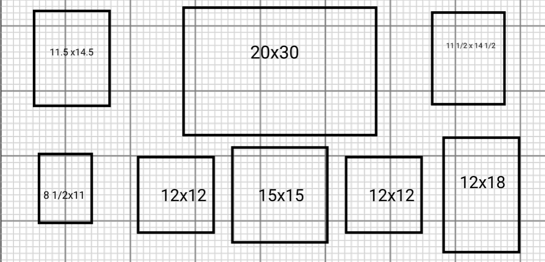 Scale drawing created in SimpleDraw showing accurate measurements