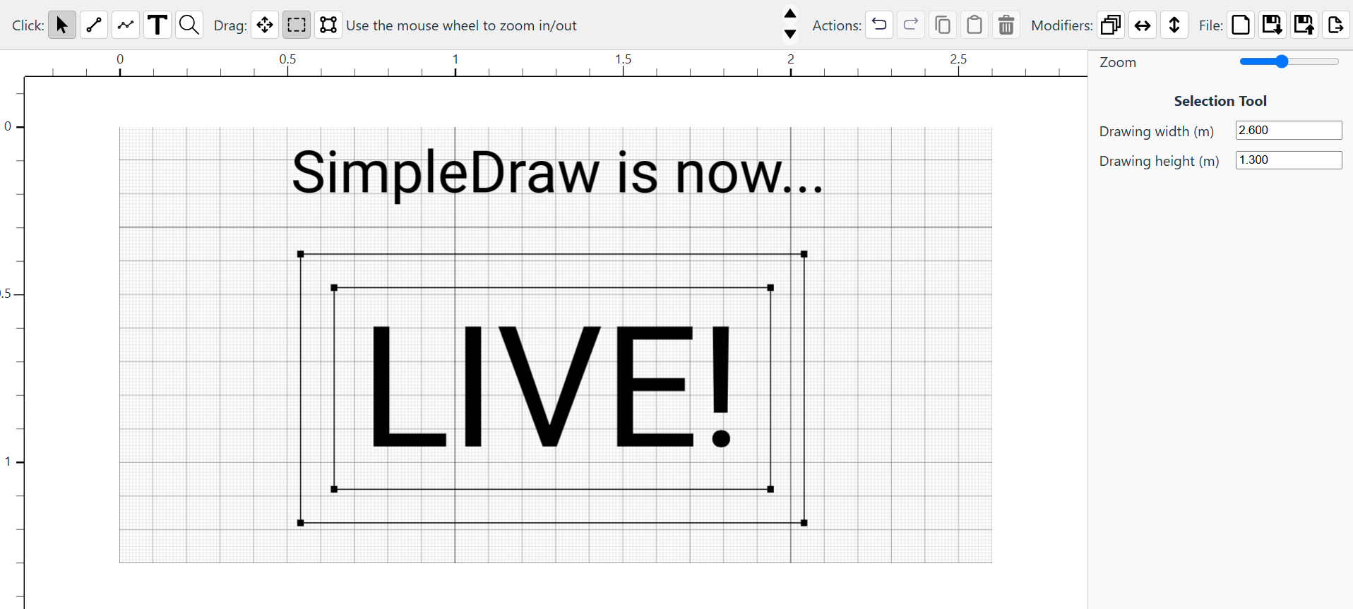 SimpleDraw is now live!