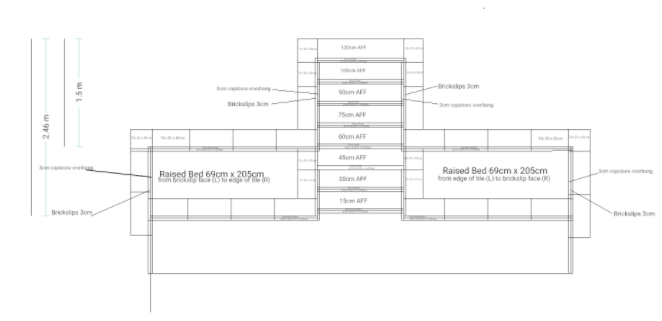 Technical drawing with measurements in SimpleDraw